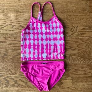 Old Navy Girls tie dye 2 piece tankini (sz. M - 8)